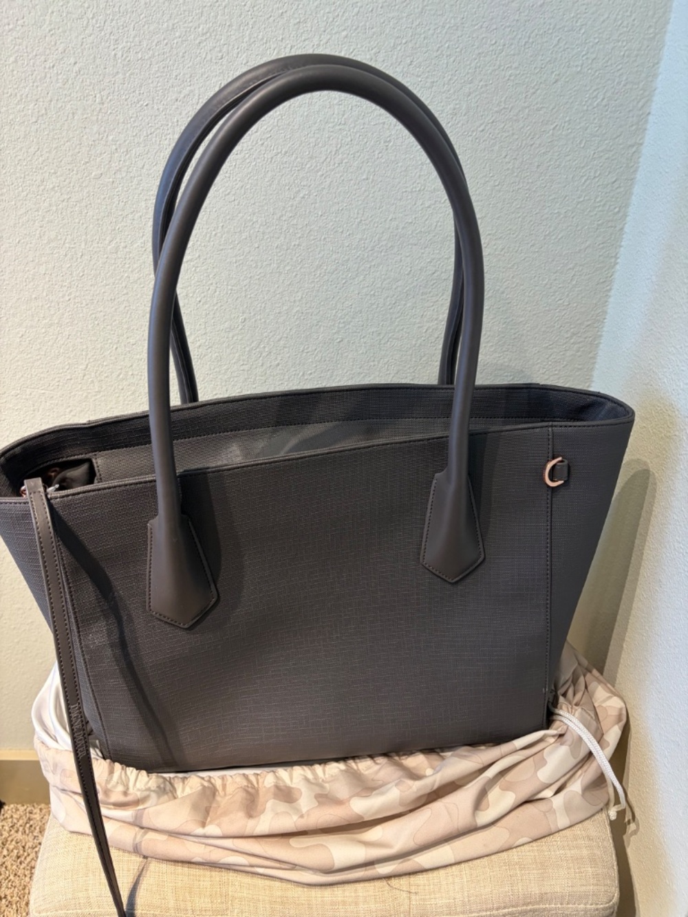 Dagne Dover Signature Legand Coated Canvas Tote - Picture 3 of 9
